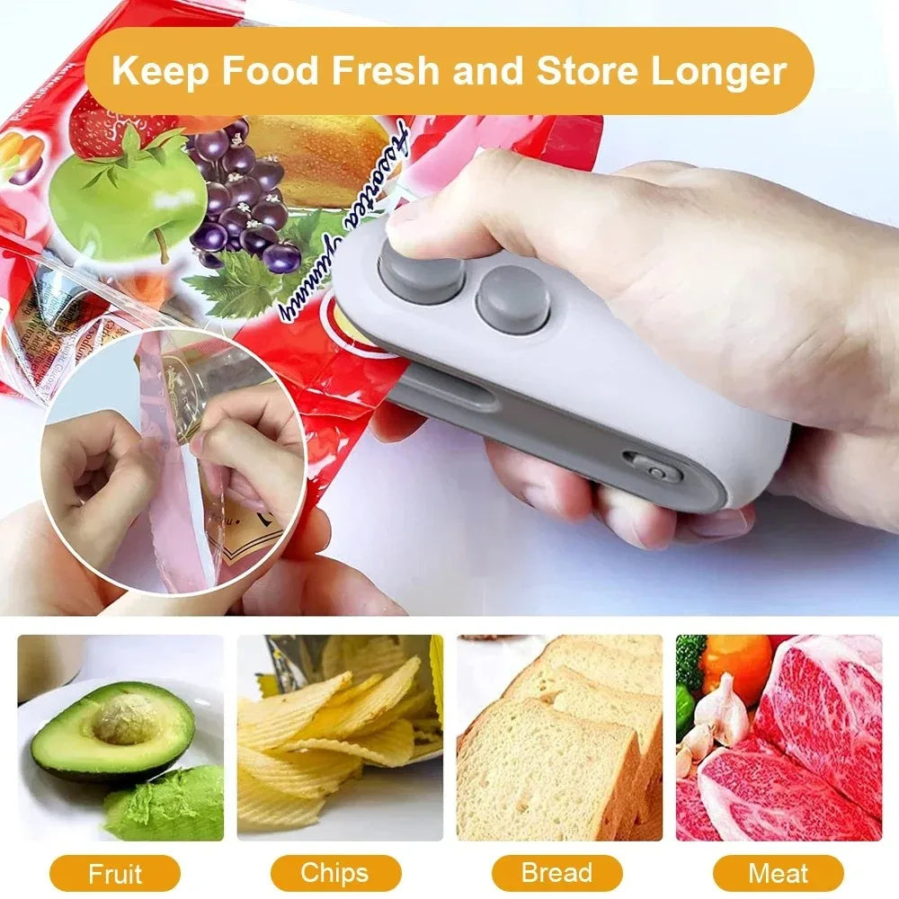 Mini Vacuum Sealer – Food Storage & Freshness Saver