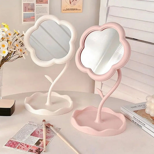 "Sunflower mirror🌸", portable, and perfect for makeup or decor. 🌻💄