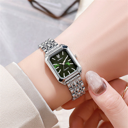 2025 Trendy Women's Square Watch – Orange Sport Style