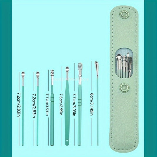 6-in-1 Ear Wax Removal Kit – ⭐Safe and Reusable Tools