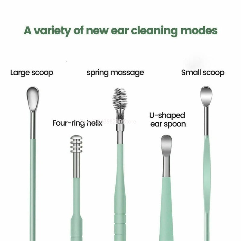 6-in-1 Ear Wax Removal Kit – ⭐Safe and Reusable Tools