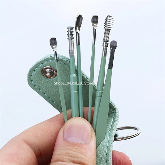 6-in-1 Ear Wax Removal Kit – ⭐Safe and Reusable Tools