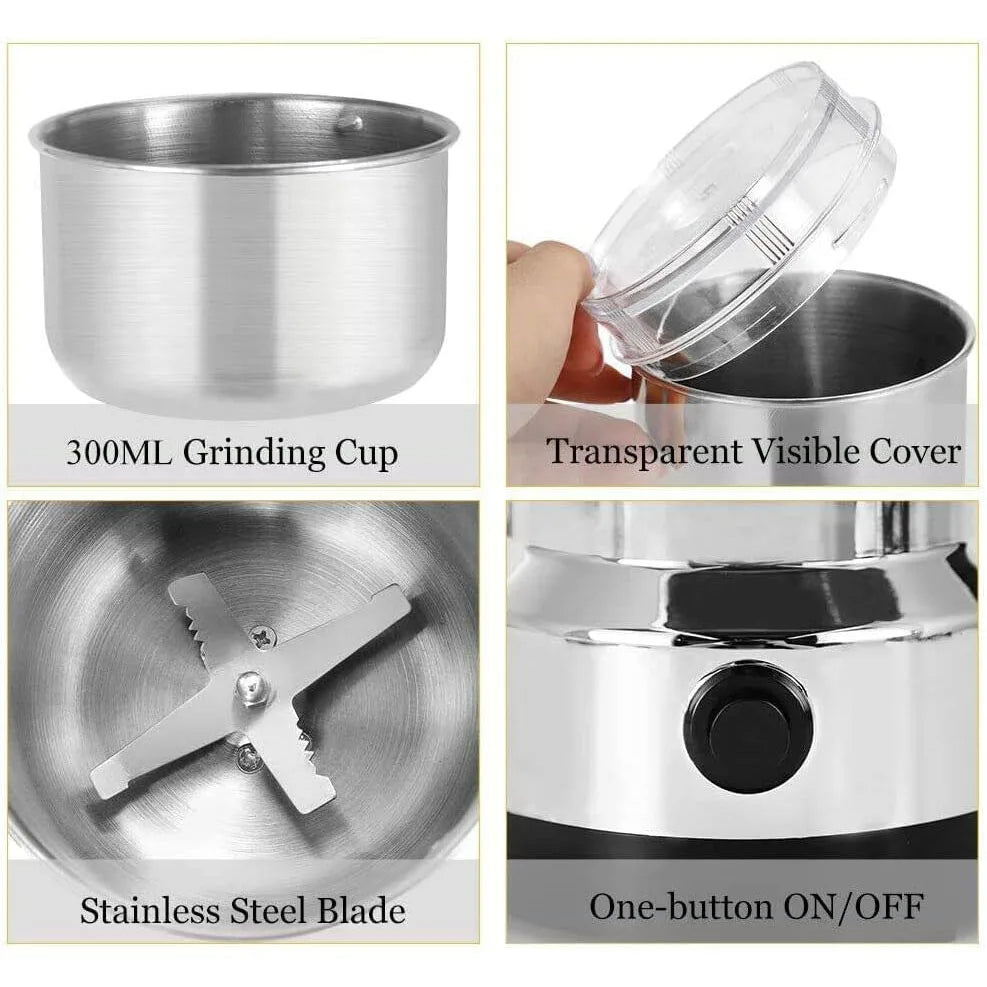 Portable Kitchen Spice Grinder – Fast & Easy Grinding