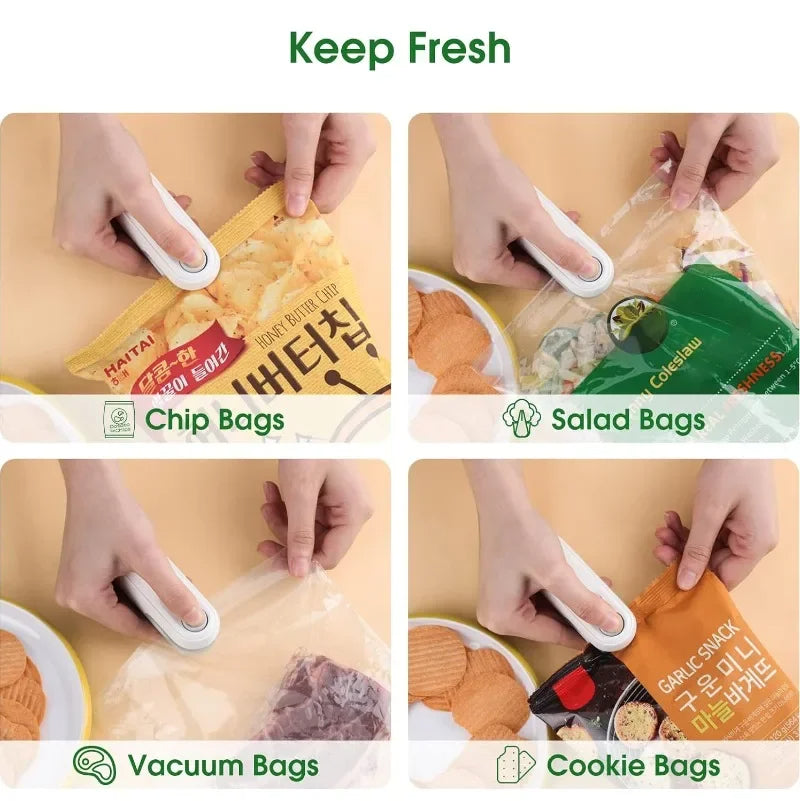 Mini Vacuum Sealer – Food Storage & Freshness Saver
