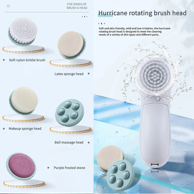Facial Cleansing Brush – Deep Pore Cleanser for Glowing Skin