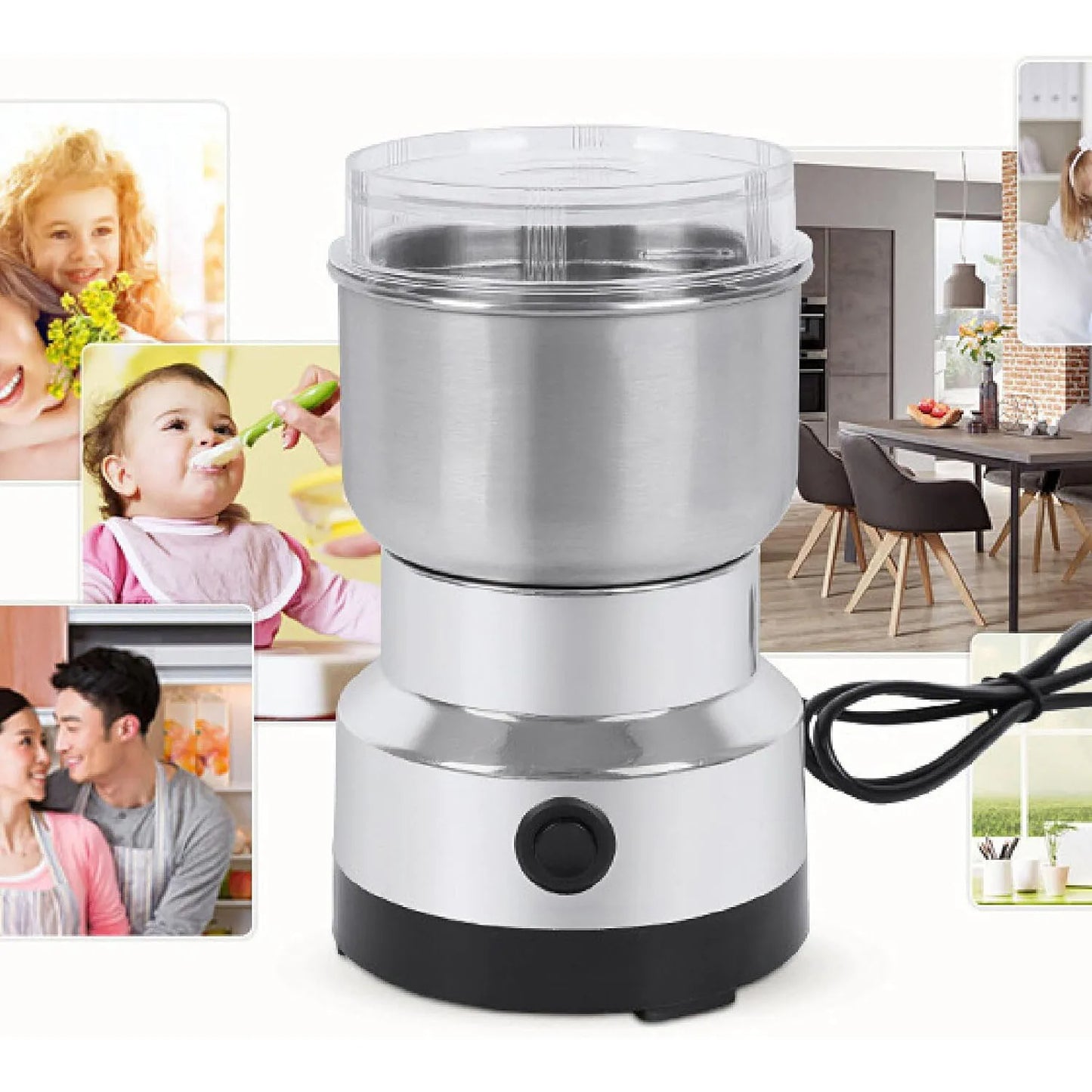 Portable Kitchen Spice Grinder – Fast & Easy Grinding